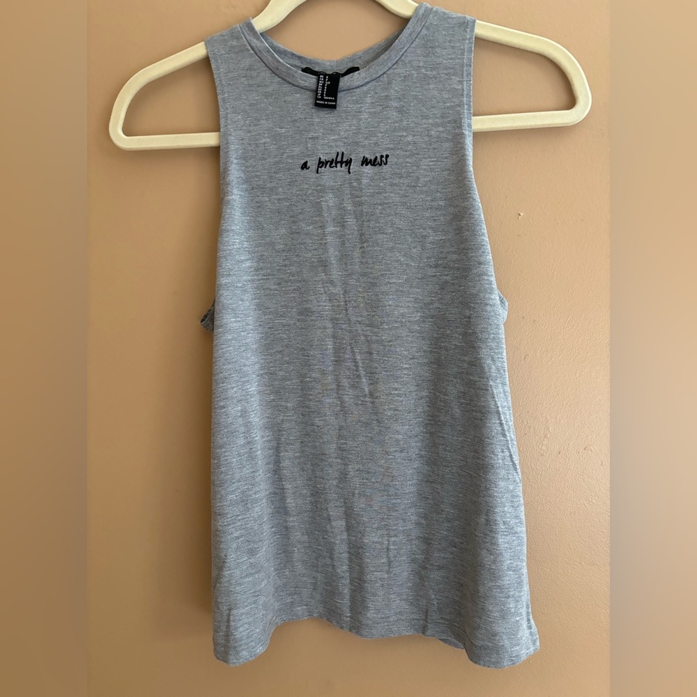 Embroidered Muscle Tee